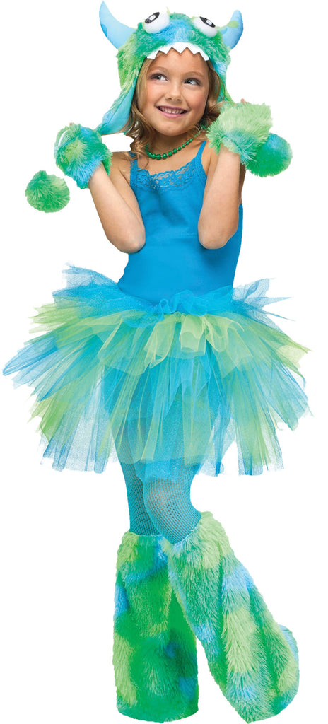 Glitter Tutu Child Green Blue