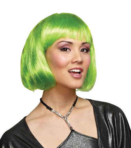 Wig Green Bob