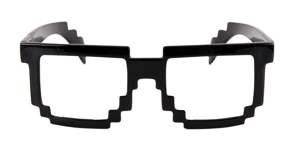 Pixel-8 Glasses Black Clear