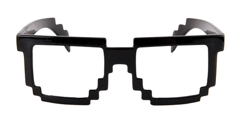 Pixel-8 Glasses Black Clear