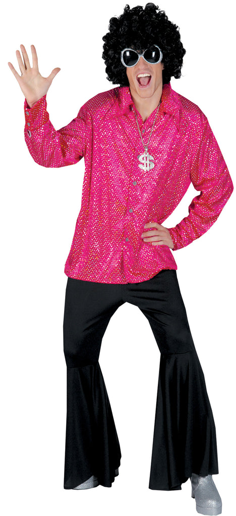 Disco Groovy Men Shirt Lg