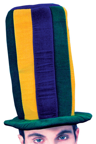 Mardi Gras Tall Hat Adult