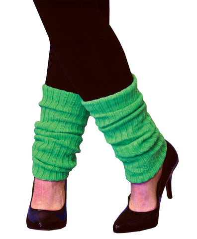 Leg Warmers Adult Neon Green