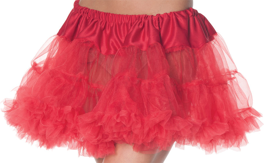 Petticoat Tutu Skirt Adult Red