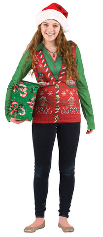 Ladies Ugly Christmas Vest Sm