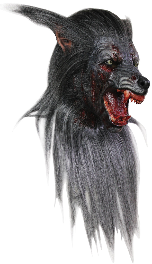 Black Wolf Adult Latex Mask