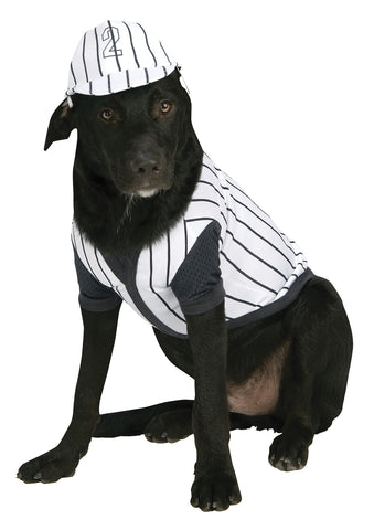 Pet Costume Baseball Player Sm