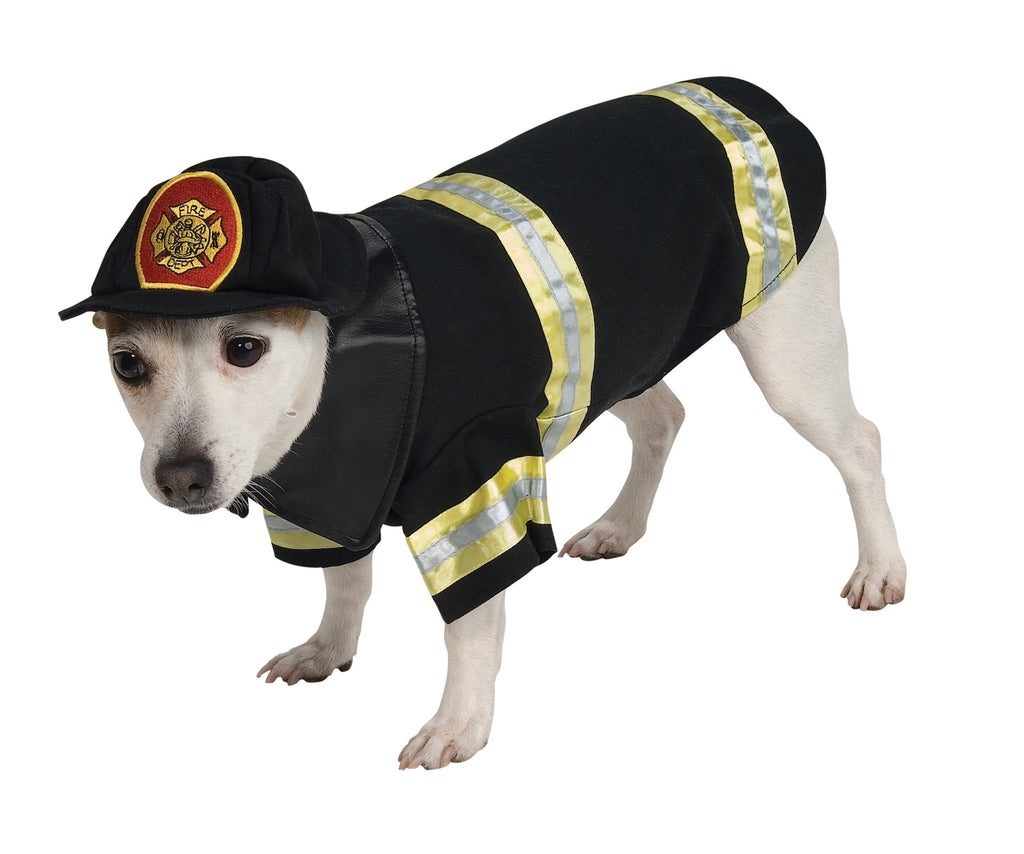 Pet Costume Firefighter Lg