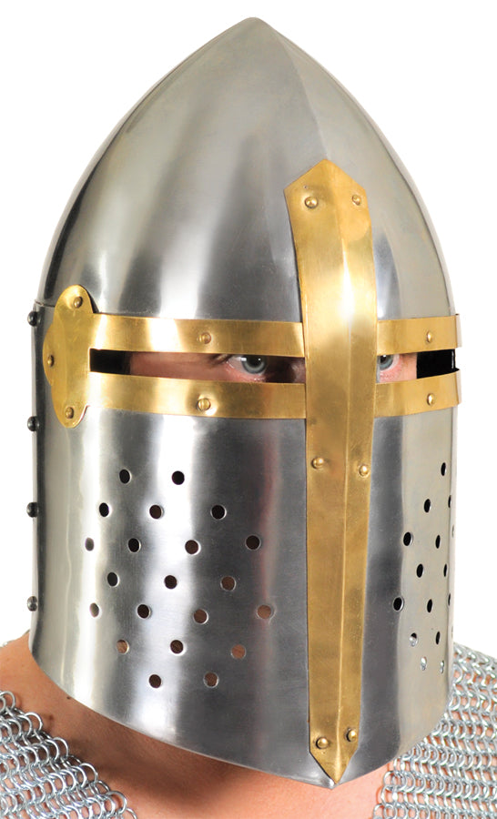 Helmet Full Face Metal Armor