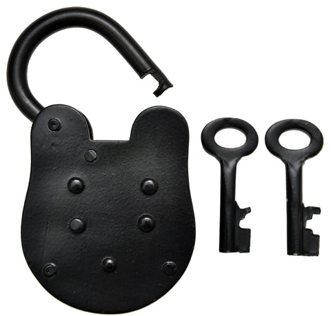 Antique Iron Lock 3.5in