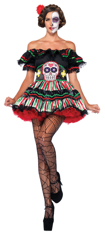 Day Of Dead Doll Adult Xl