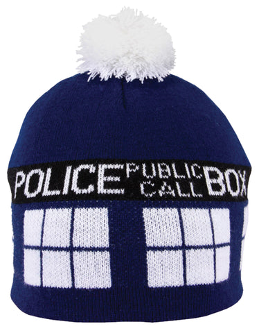 Doctor Who Tardis Pom Beanie