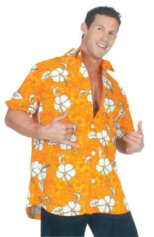 Hawaiian Shirt Orange Ad One S