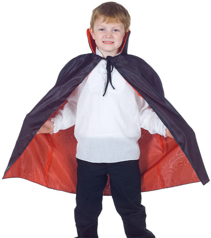 Cape Taffeta Child Red-black