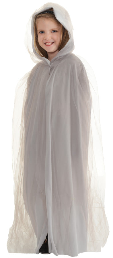 Cape Tulle Child Grey