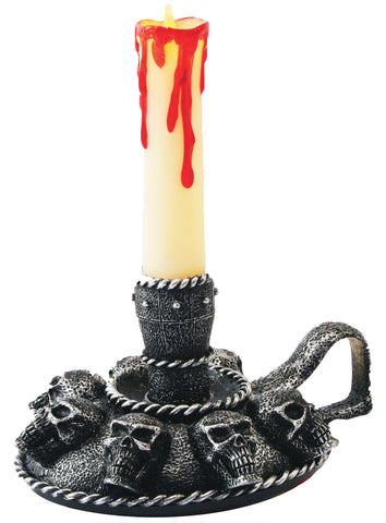 Skull Candle Holder