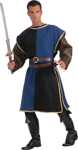 Medieval Tabard Blue Black