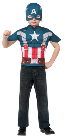 Capt America Child Top