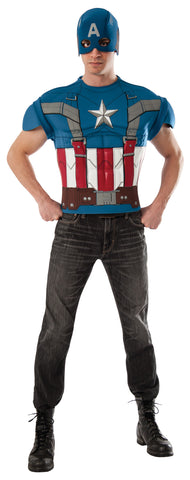 Capt America Top Adult