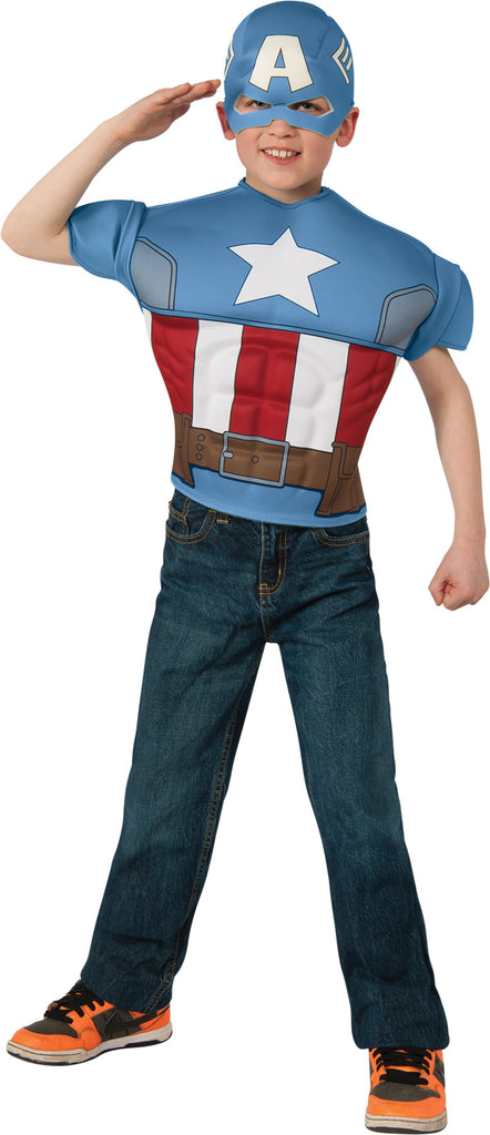 Capt America Child Top