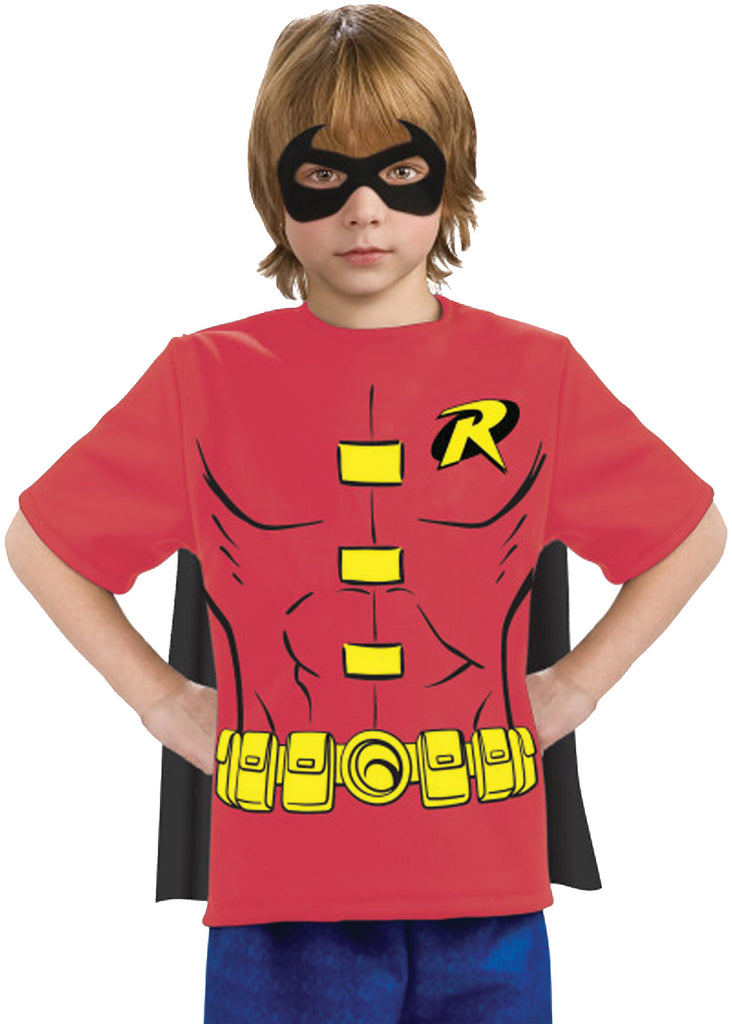 Robin Child Shirt Mask Cape Sm