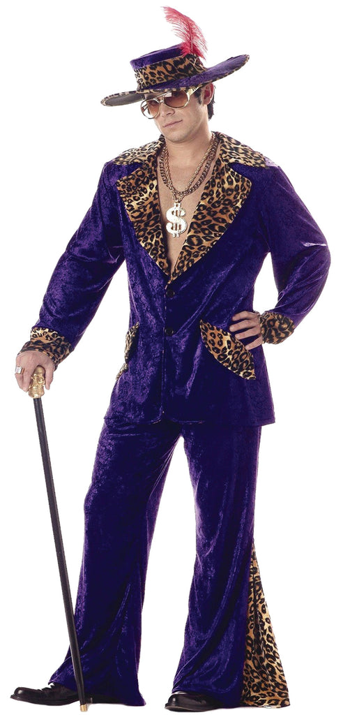 Pimp Men Purple Lg 42-44