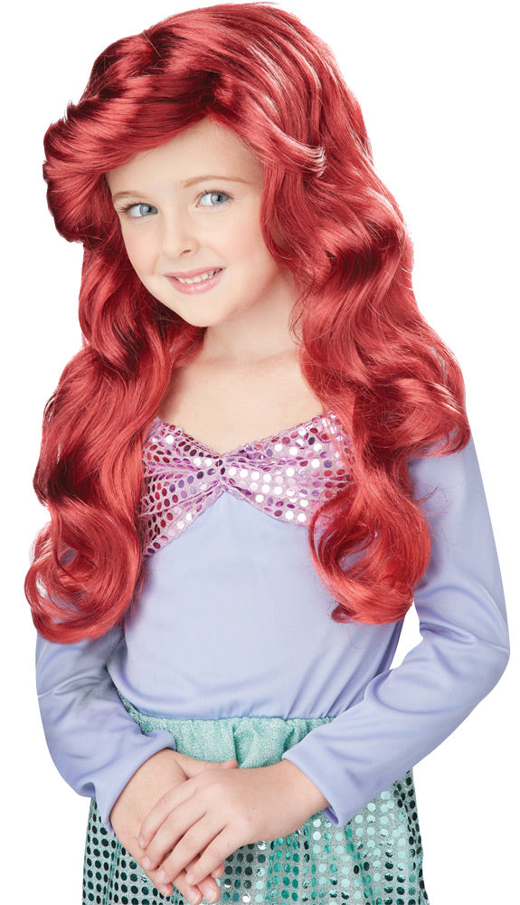 Lil Mermaid Red Wig