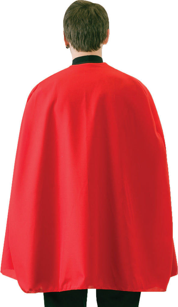 Cape Red Hero Adult 36 Inches