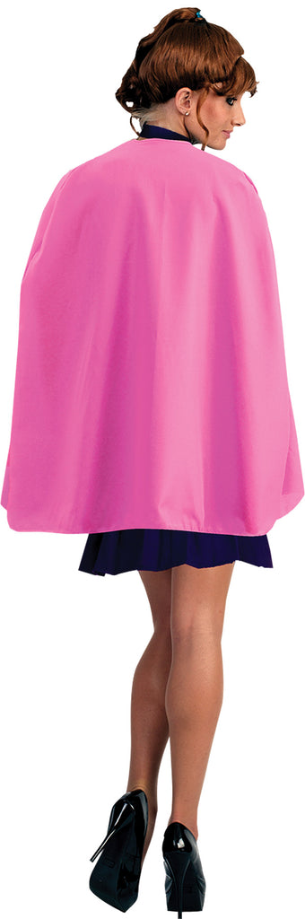 Cape Pink Hero Cape Adult 36in