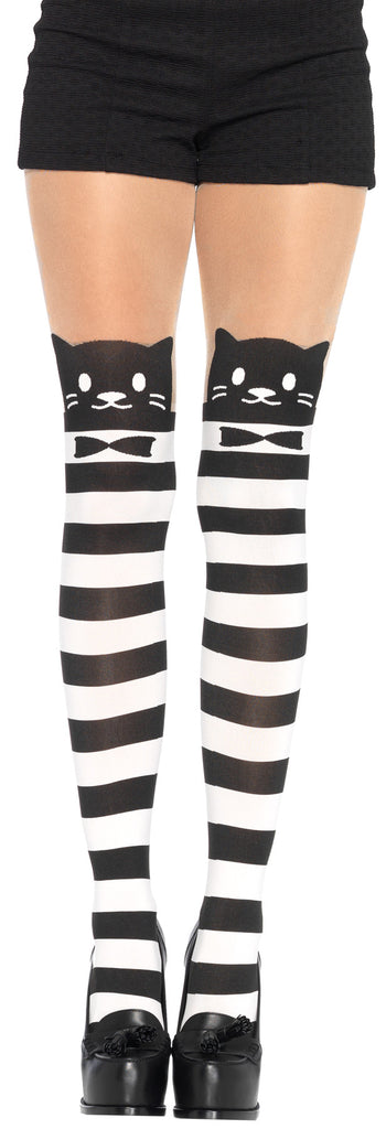 Tights Striped Cat