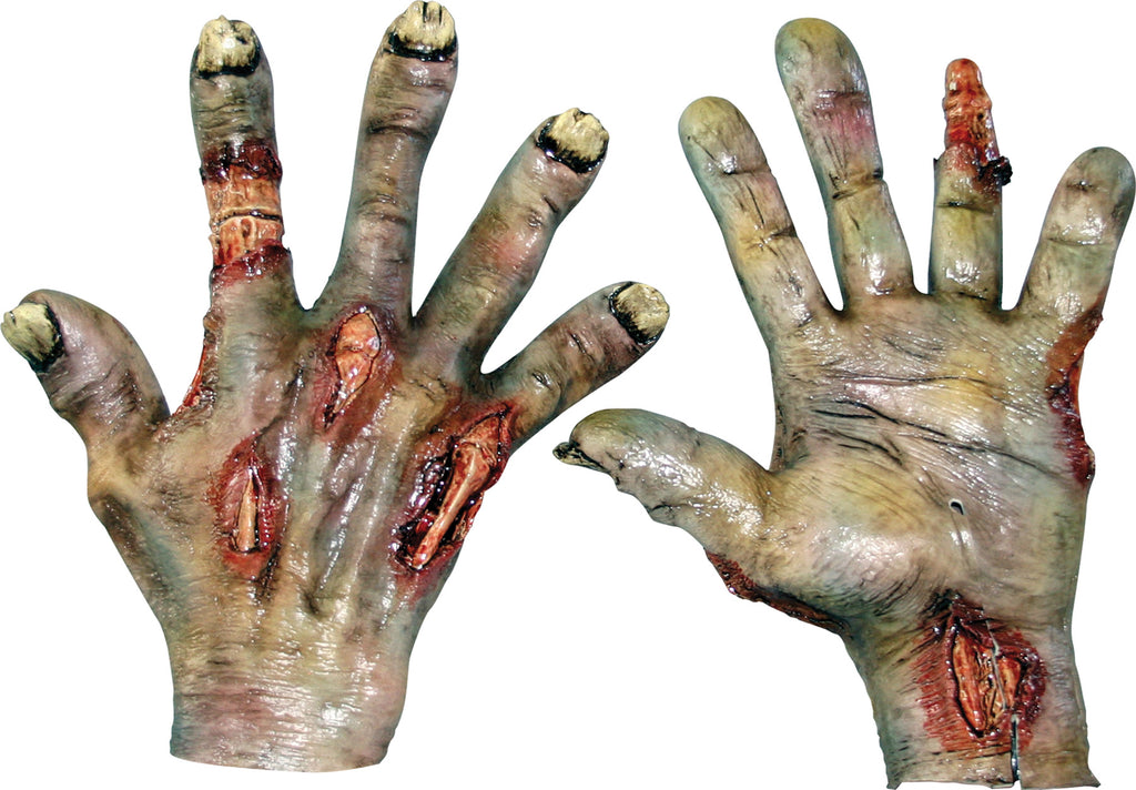 Zombie Rotted Latex Hands