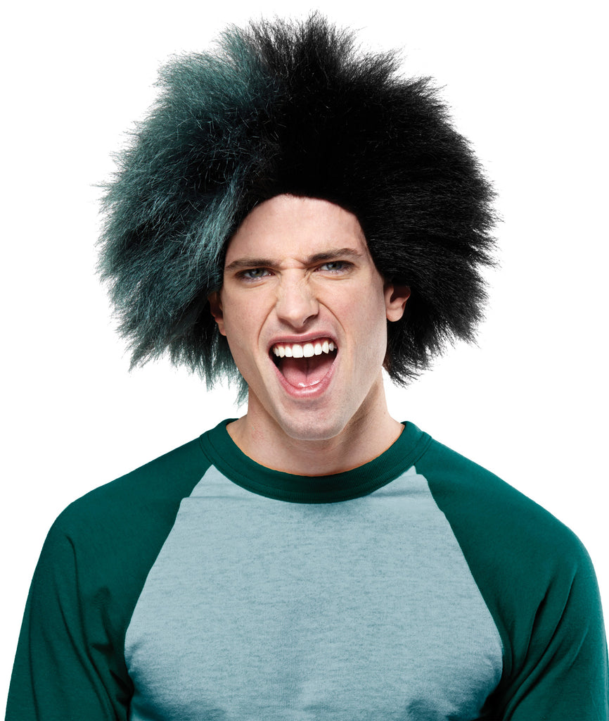 Sports Fun Wig Green Black