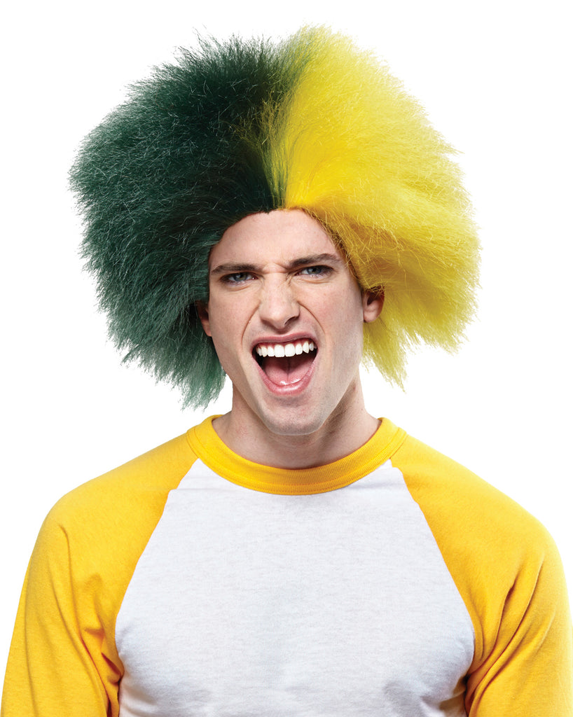 Sports Fun Wig Green Gold