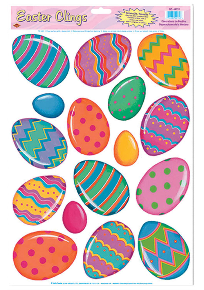 Color Bright Egg Clings