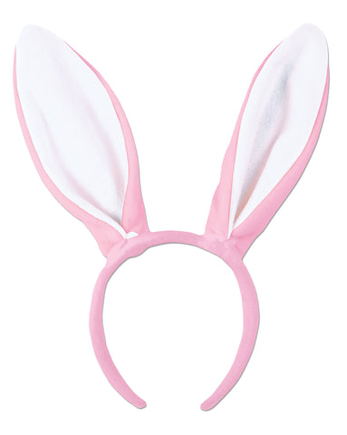 Bunny Ears Pink W White Lining