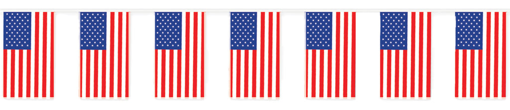 Outdoor American Flag Banner