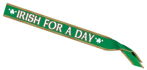 Irish For A Day Satin Sash