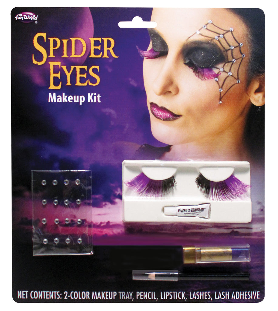 Spider Eye Lashes Makeup Kit