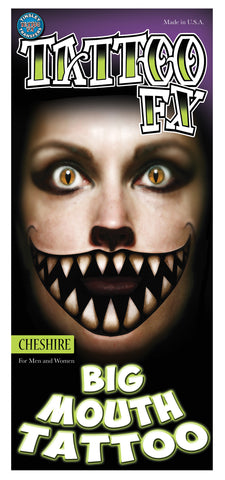 Cheshire Big Mouth Tattoo