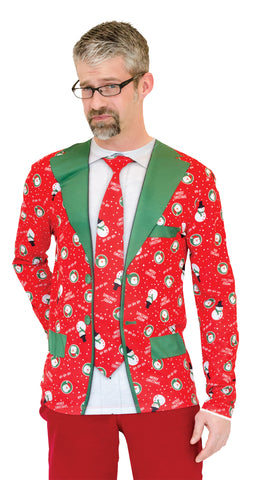 Ugly Christmas Suit Tie Md