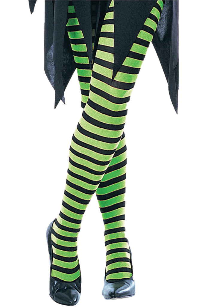 Green Black Strip Tights Ch Md