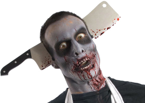 Zombie Cleaver Thru Head