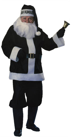 Santa Suit Black Bah Humbug