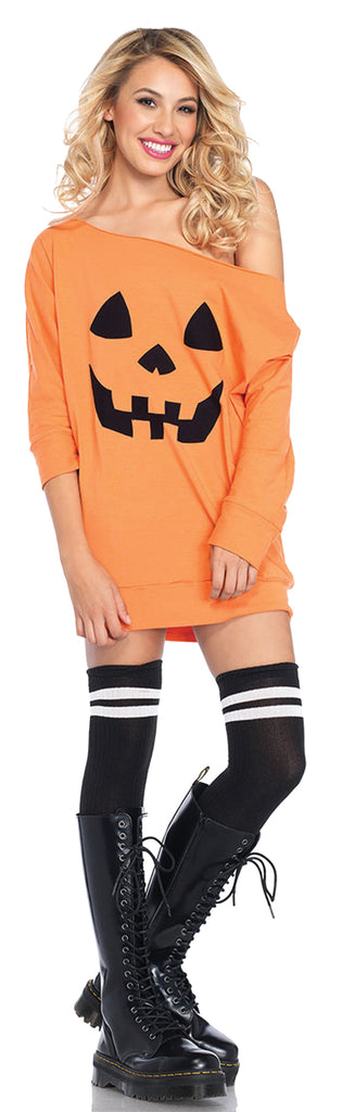 Jersey Dress Pumpkin Med Lg