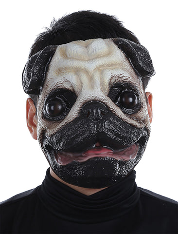 Pug Plastic Face Mask