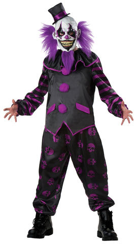 Bearded Clown Costume Adul Med