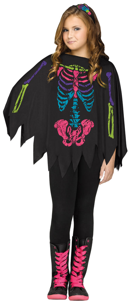 Poncho Skeleton Color Ch Up To