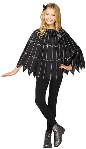 Poncho Spiderweb Silver Ch Up