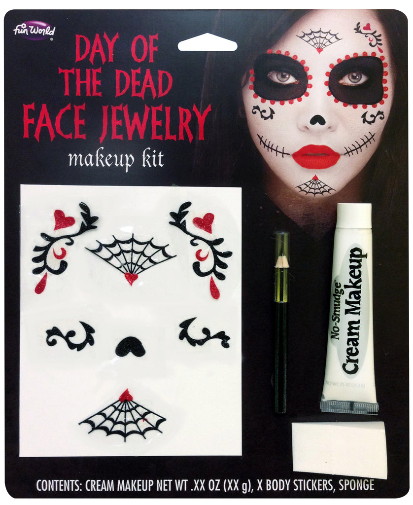 Day Of Dead Face Jewelry M-u K