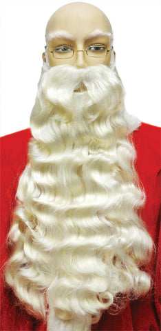 Santa Beard 006 White